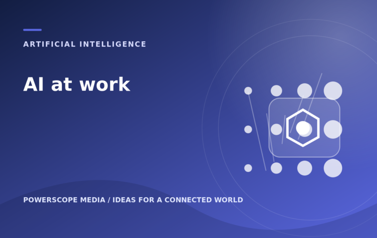 Editorial illustration: How to Use AI at Work Without Losing Your Own Voice